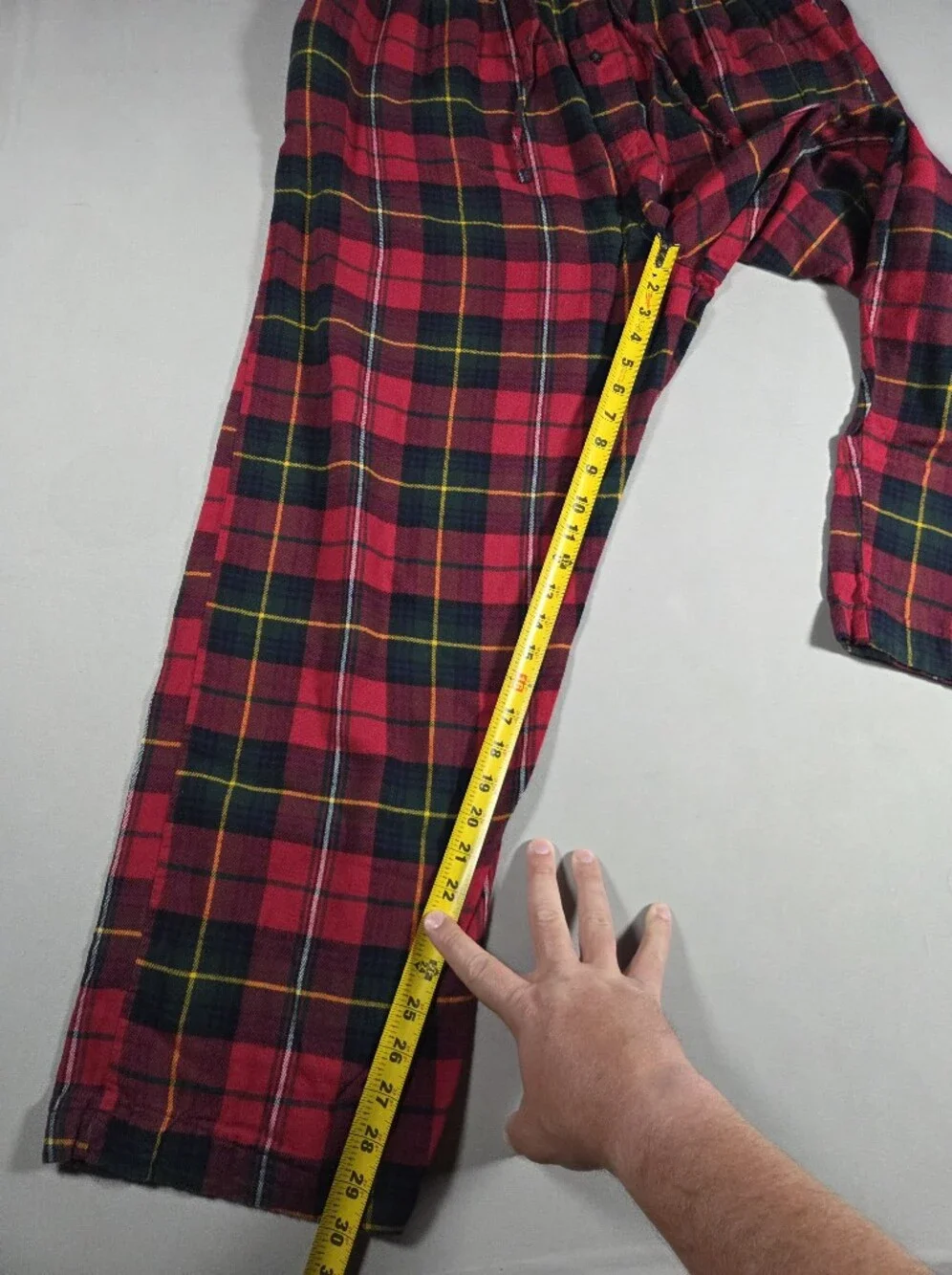 Polo by Ralph Lauren Red and Green Plaid Pajamas XL